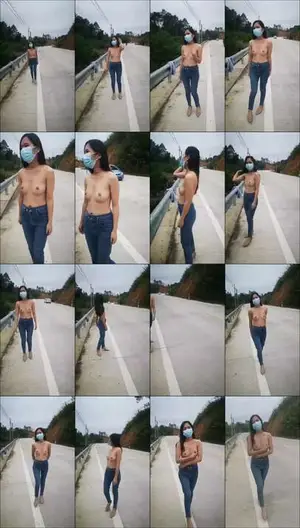 Bokep nekat bugil tepi jalan raya gaes